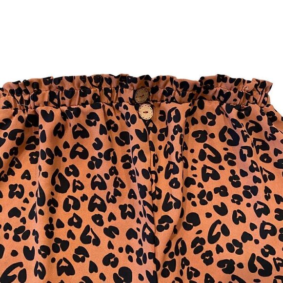 SHEIN Leopard Shorts Size Small - Picture 3 of 5